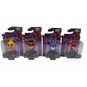 FNAF Five Nights at Freddy’s 2in Jazwares Figure Set Freddy Bonnie Chica Foxy